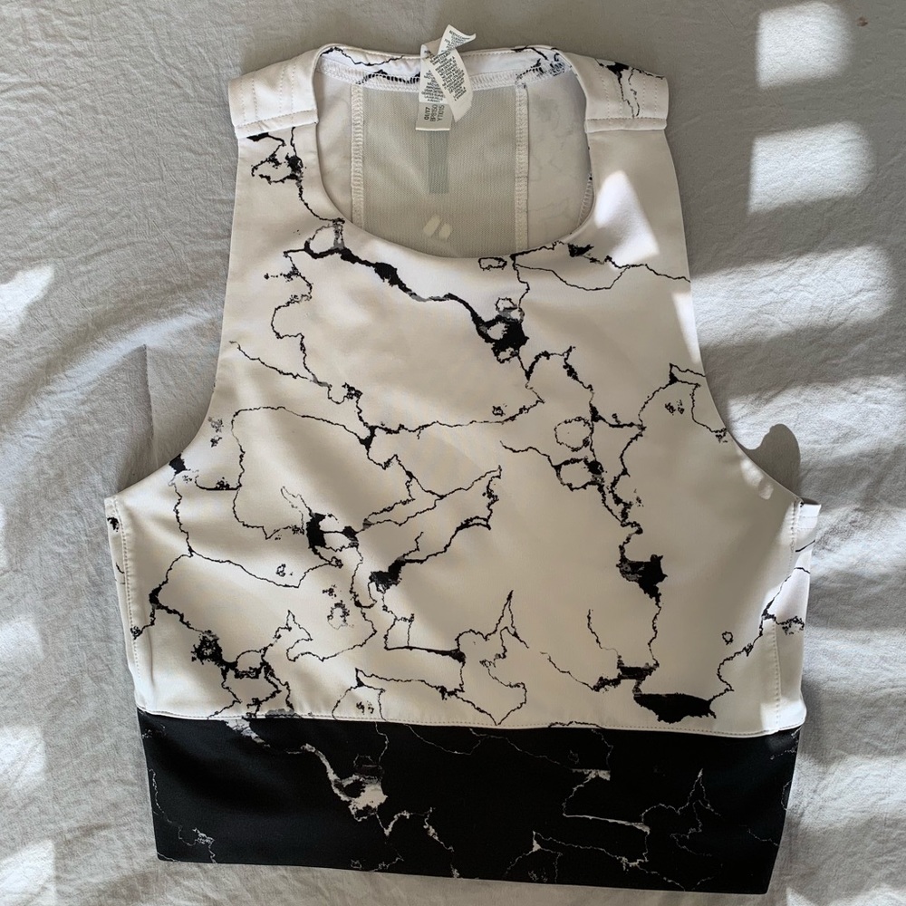 Adidas Clima Chill Marble Crop Top